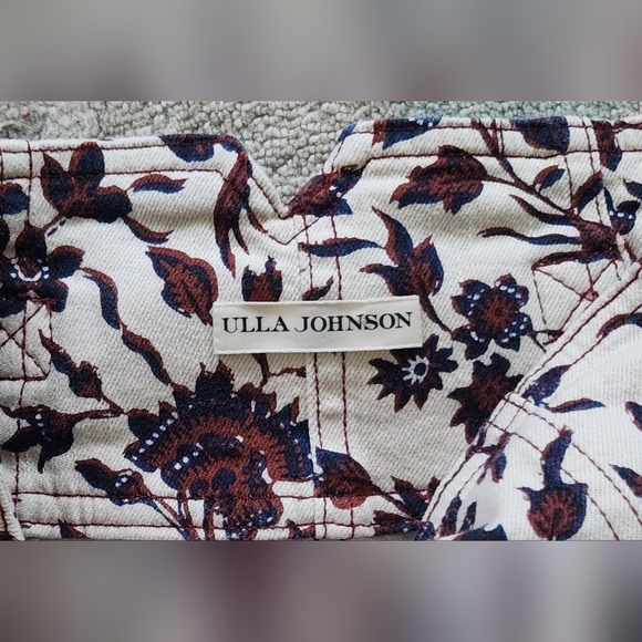 Ulla Johnson Ellis Vine Jeans. Size 4. Cream EUC. - Picture 3 of 9